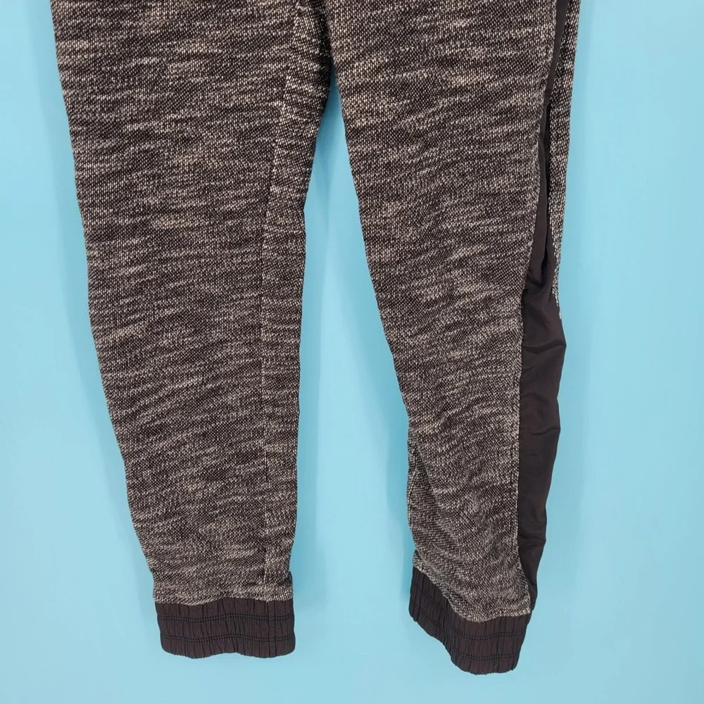 Alexander Wang Jogger Pants Womens XS Black White Marl Athleisure Knit Tapered